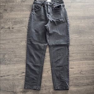 H&M Charcoal Straight Leg Women's Jeans